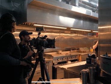 Behind the scenes of a brand film for restaurant