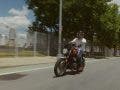 Motorcycle caught in motion for AdoramaTV video