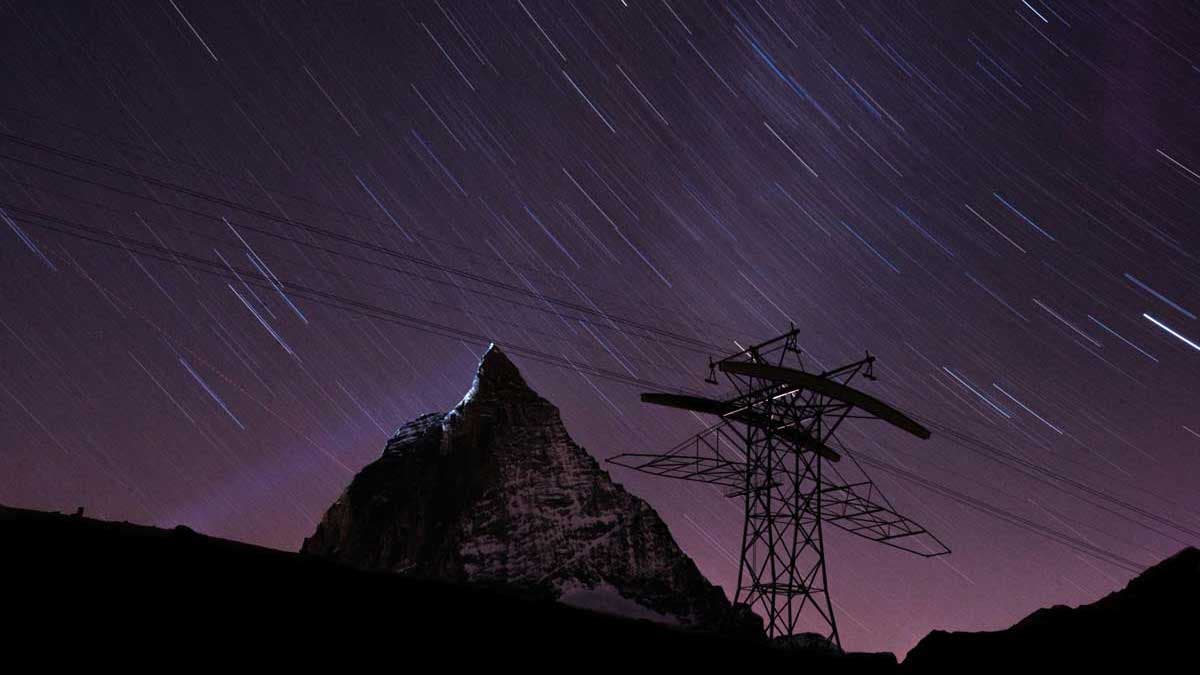 beautiful photo of the night sky