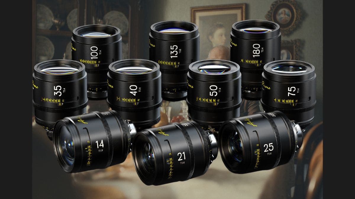 DZOFILM Arles Prime Cine Lenses for PL Mount