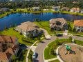 Aerial drone image of luxury real estate drone photography