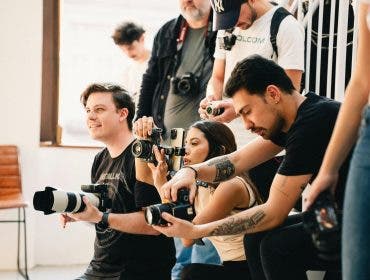 Photographers collaborating with other photographers