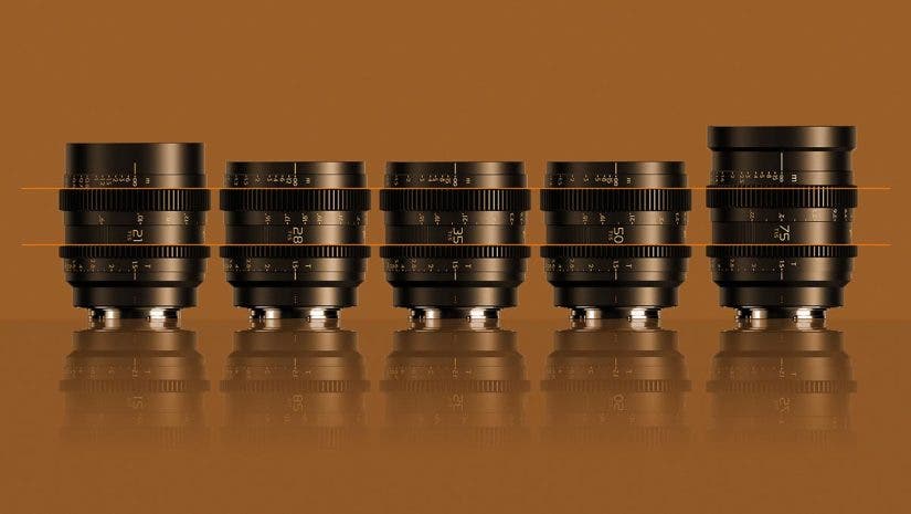 THYPOCH Simera-C 21mm, 28mm, 35mm, 50mm and 75mm T1.5 Prime Cine 5-Lens Kit