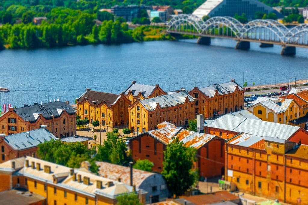tilt shift example with a specialized lens