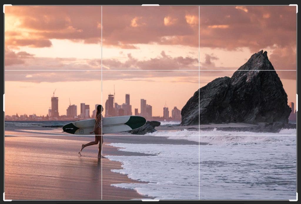 Composition example - rule of thirds