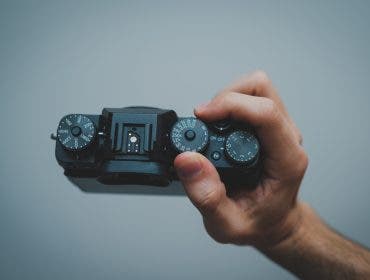 hand holding digital one of the best Fujifilm cameras