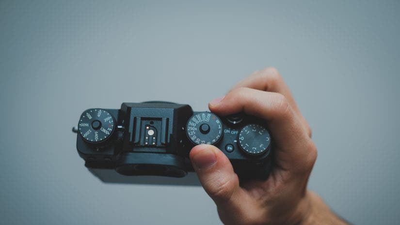 hand holding digital one of the best Fujifilm cameras