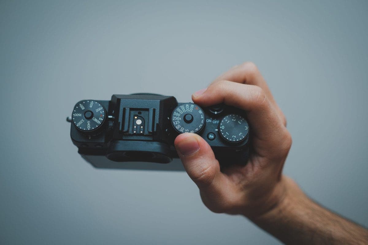 hand holding digital one of the best Fujifilm cameras