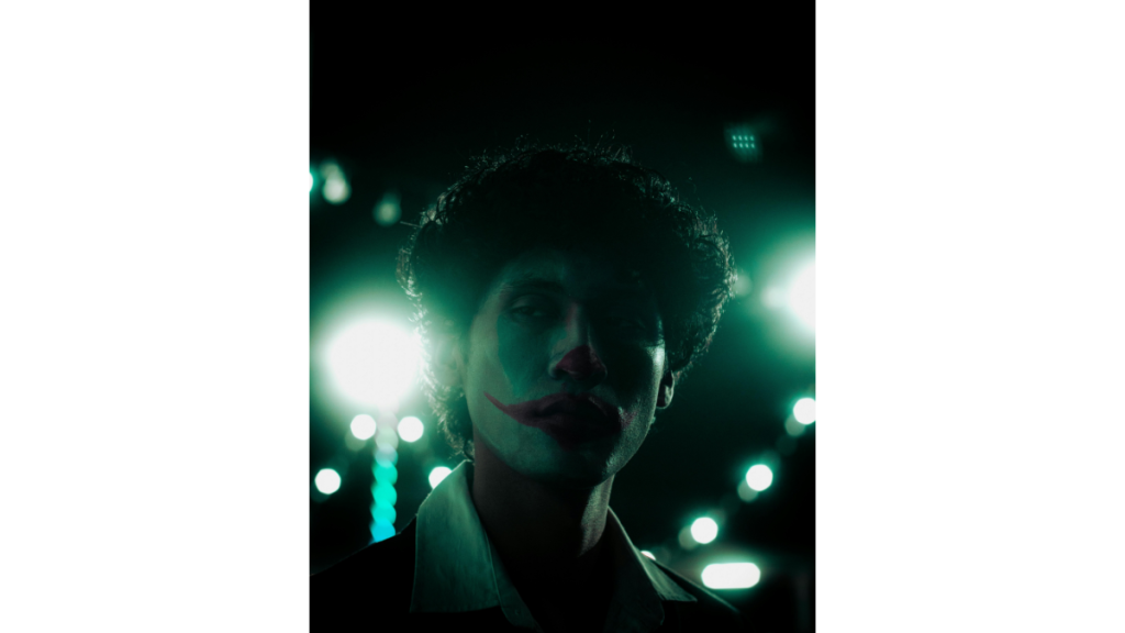 a halloween-inspired portrait