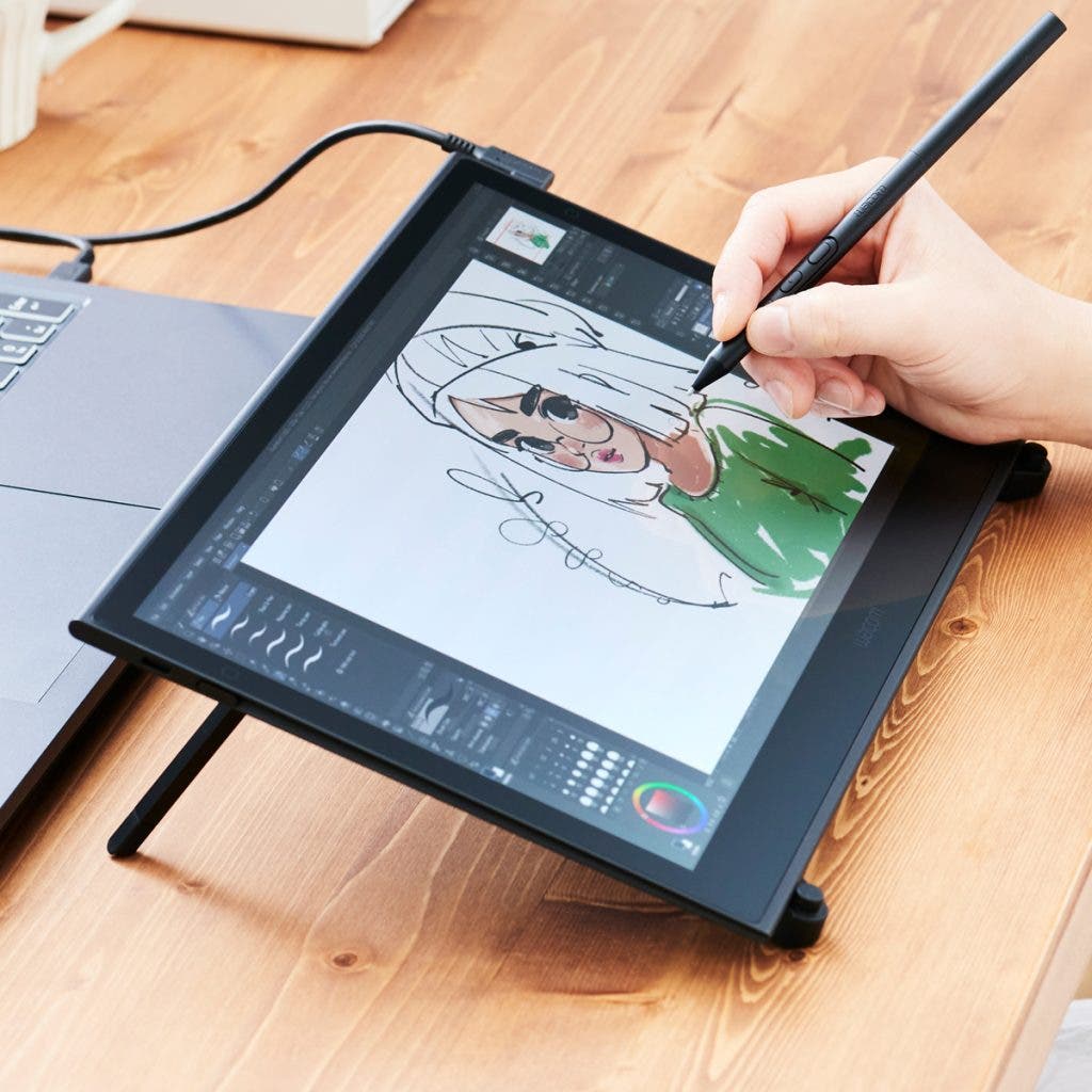 an example of an illustrator doing a sketch