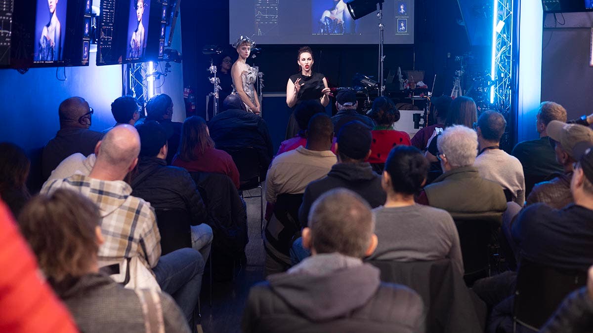 Lindsay Alder teaches at the Adorama Event Space