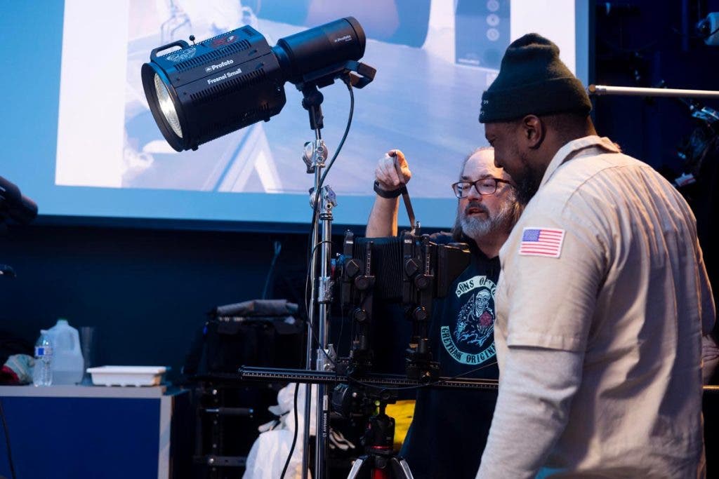 Daniel Norton teaches at the Adorama Event Space. Photo by Akiva Clair