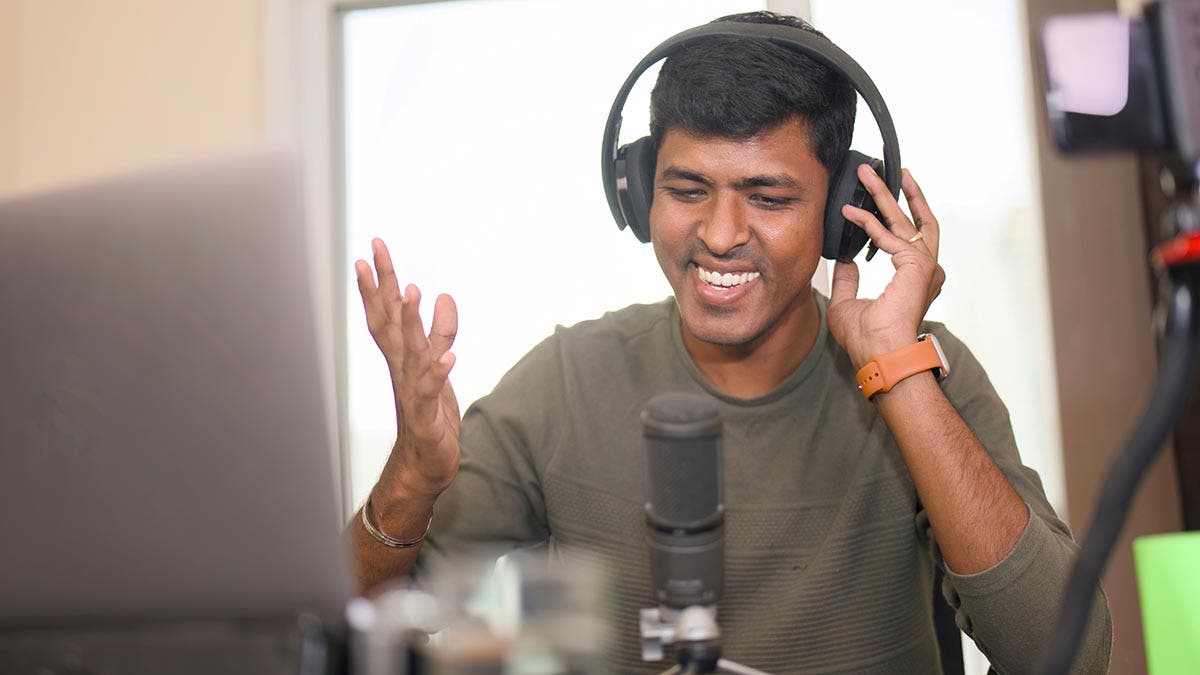 Microphone and other gifts for a talkative brother