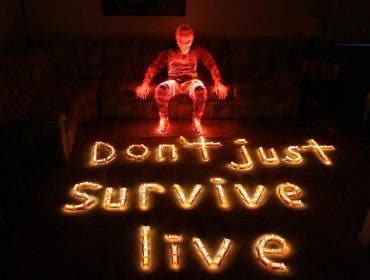 Light Painting - Light Against Cancer
