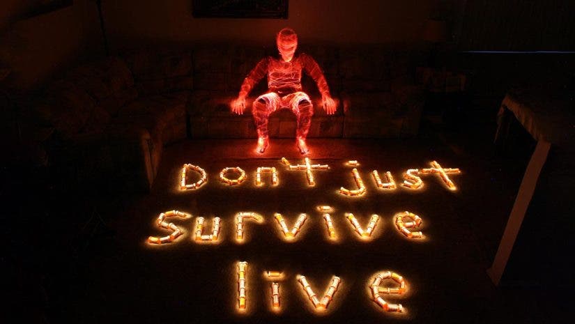 Light Painting - Light Against Cancer