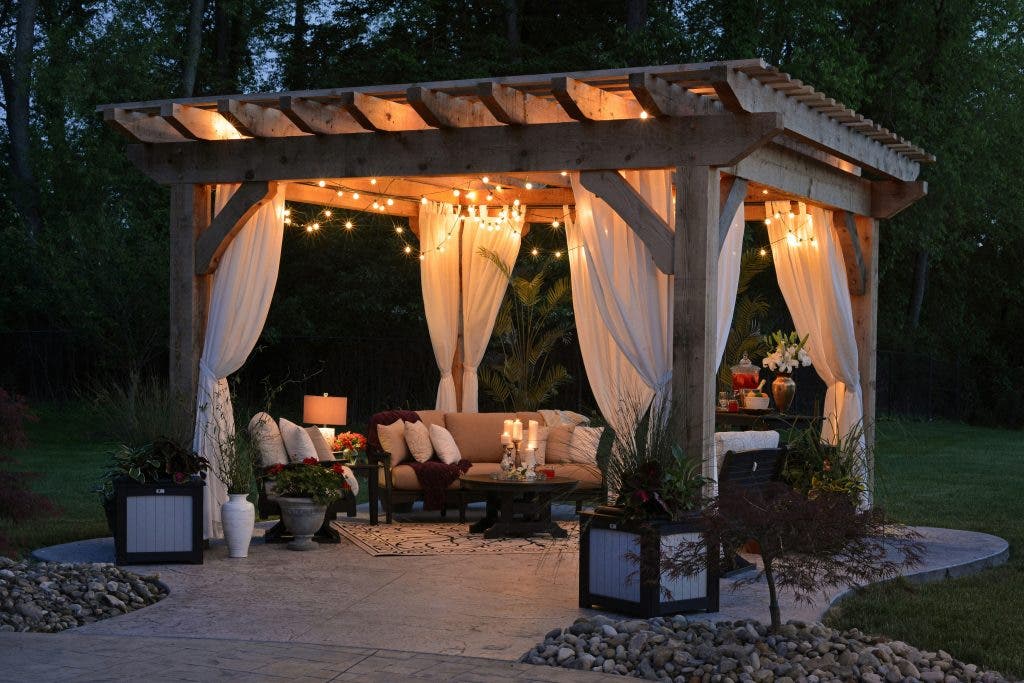 a stable and weatherproof backyard setup