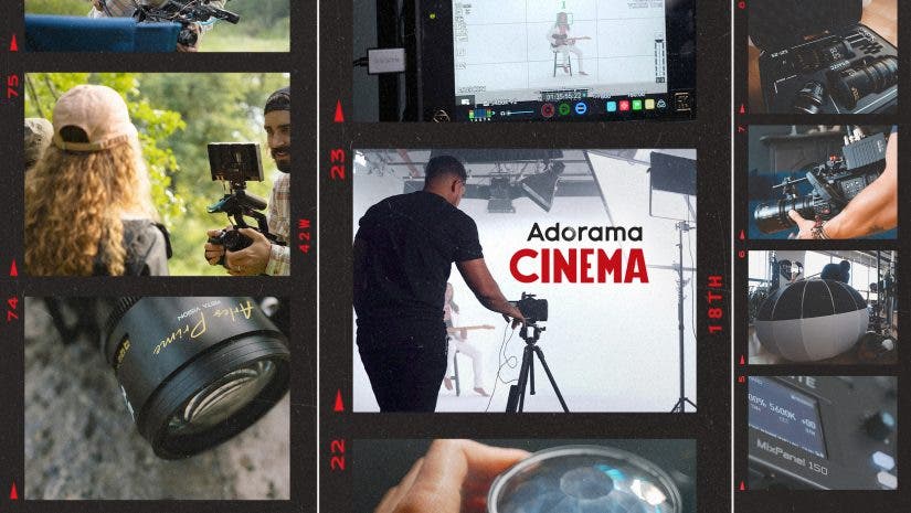 a thumbnail of new cinematography YouTube channel, Adorama Cinema