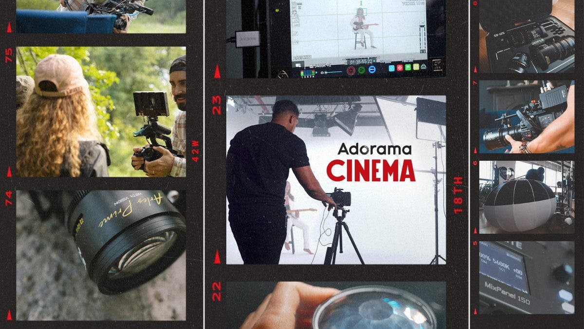 a thumbnail of new cinematography YouTube channel, Adorama Cinema