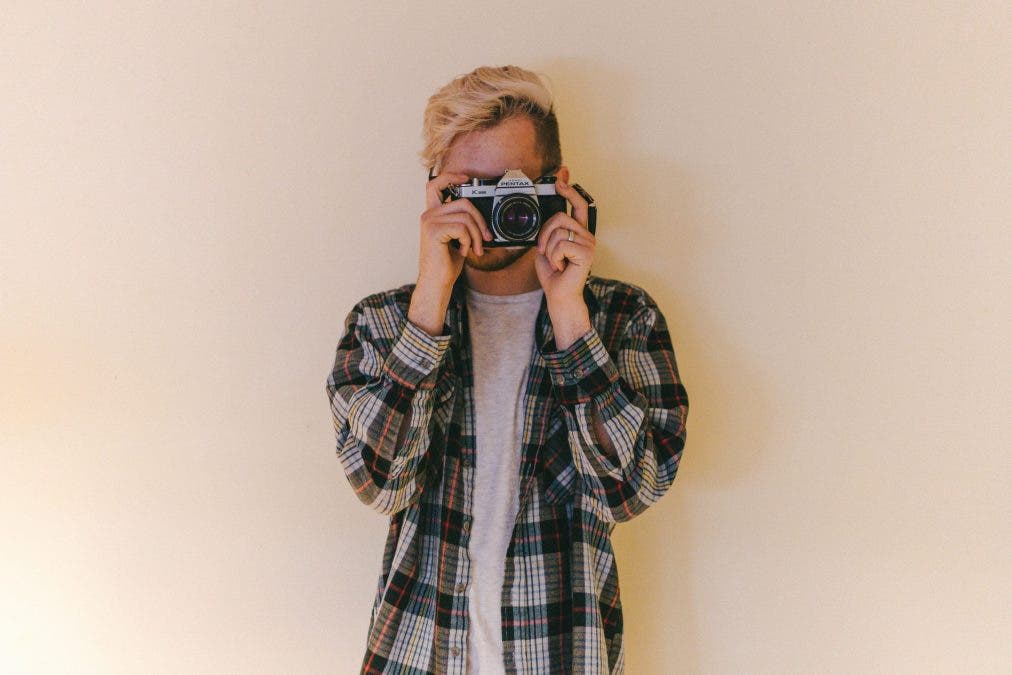 A person using the best camera for him