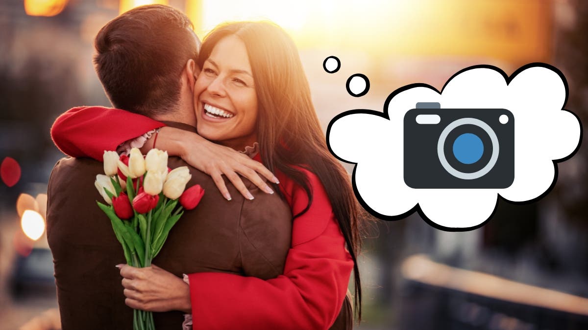 What she really wanted for a Valentine's Day Gift was a camera