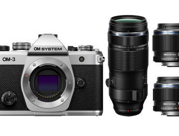 OM-SYSTEM-OM-3-M.Zuiko-Digital-ED-100-400mm-17mm-and-25mm-lenses