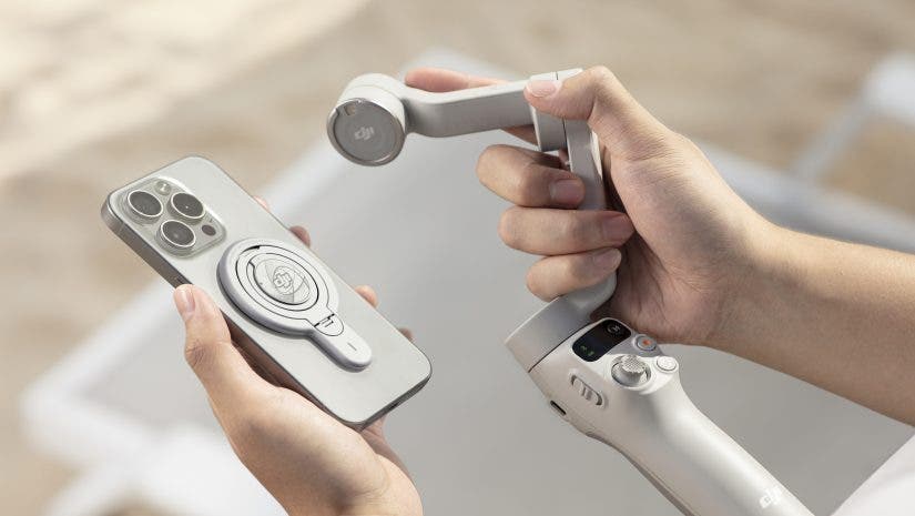 A person observing the DJI osmo mobile 7 specs