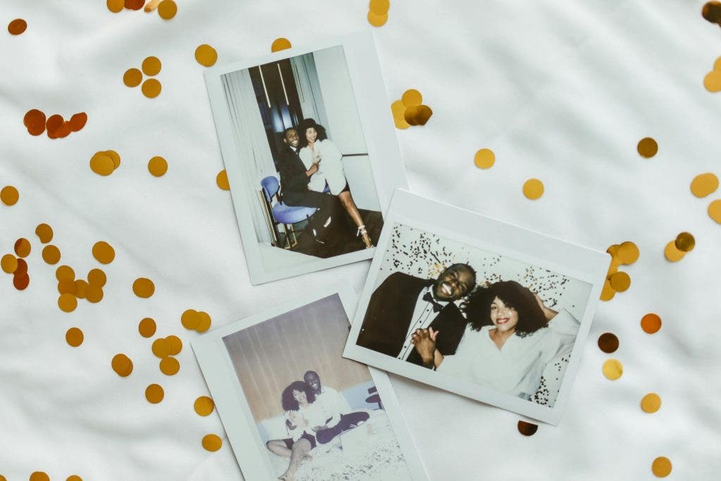 polaroids of a sweet couple