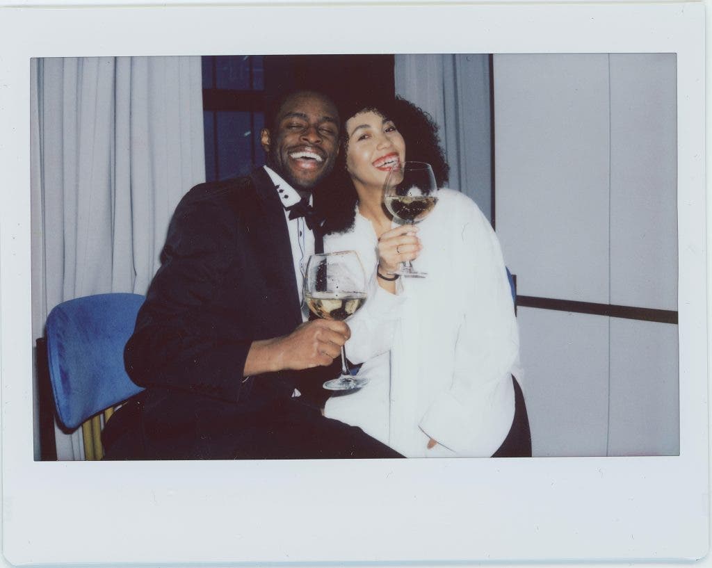 vintage photo of a romantic couple