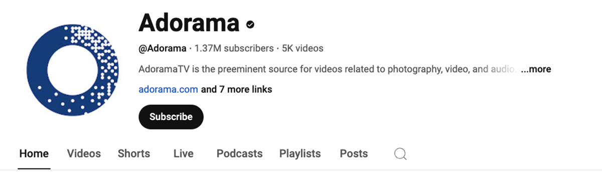 Setting up a YouTube Channel, A Step-by-Step Guide - Adorama
