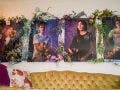 Floral family photos hanging - images by Robert Wagner
