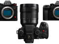 Image of Panasonic LUMIX S11, S11E, and 24-60 lens on white
