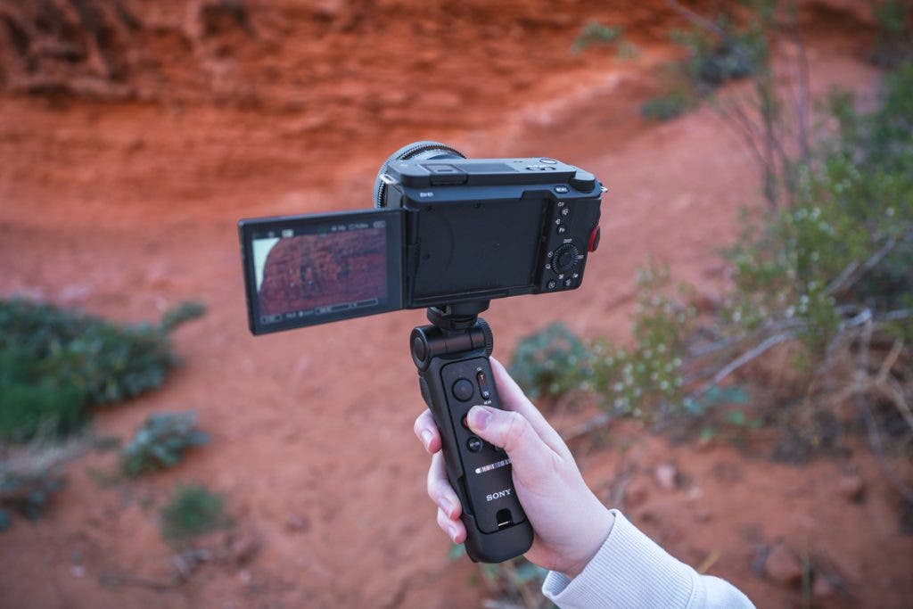 The Sony GP-VPT3 is a Shooting Grip