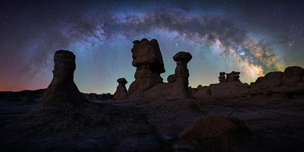 Tracked Milky Way Panorama (5 shots, 480s, f4, ISO 400) - Photo by Austin Jackson