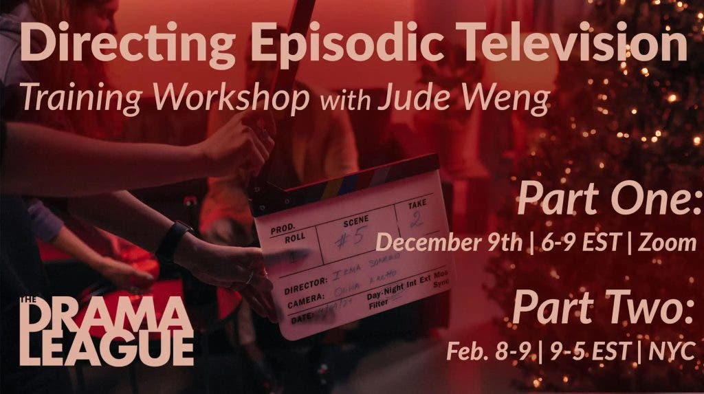 Schedule for "Directing Episodic Television"