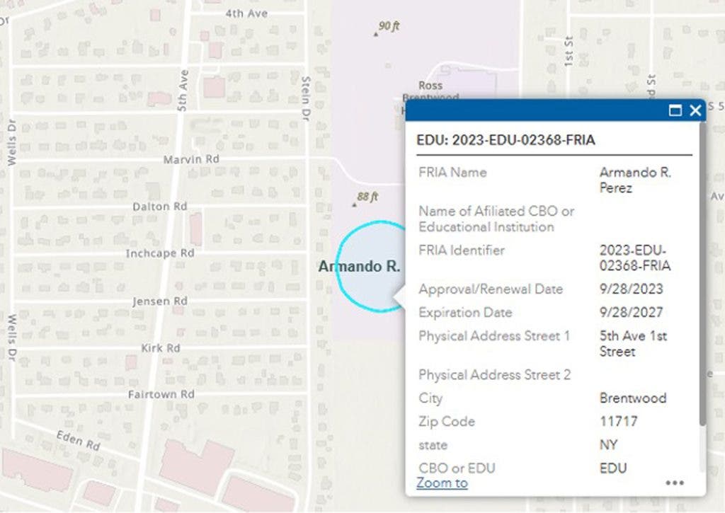 Drone license FRIA example 2