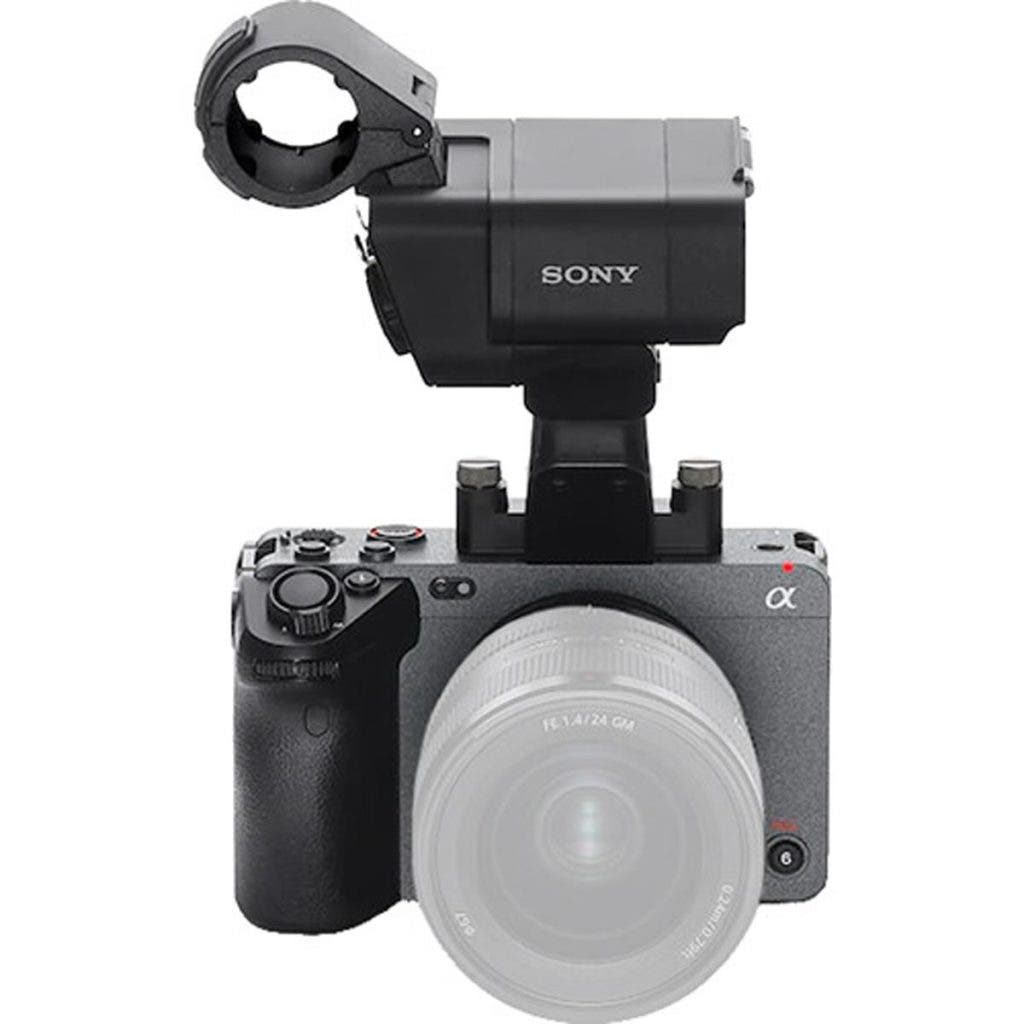 a sony camera with a lens cover