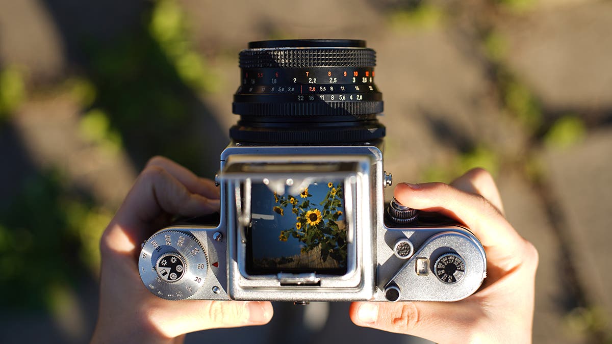 Vintage cameras like this can be easy to find where used equipment is sold