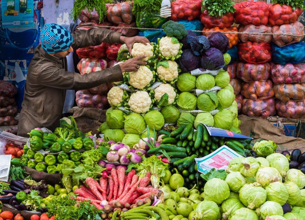 A Vegetable Seller in Rawalpindi