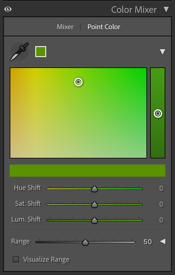 Lightroom color mixer illustration - Provided by Austin James Jackson