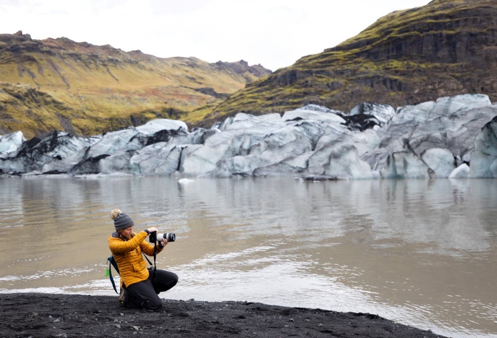 Stephanie in Iceland