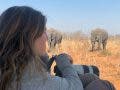 Stephanie on Safari