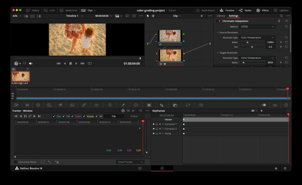 FX effects for color grading