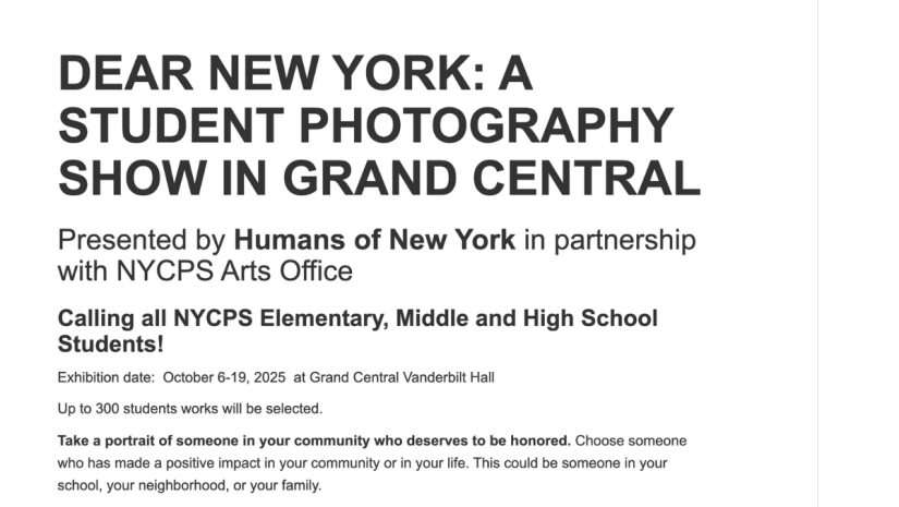 Dear New York: Students Celebrating Community Through Photography