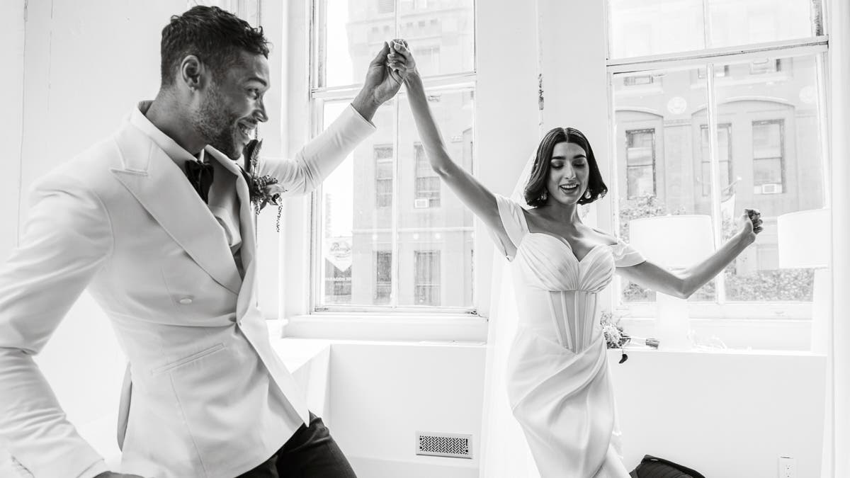 Image of a couple from the Adorama Wedding Workshop 2025