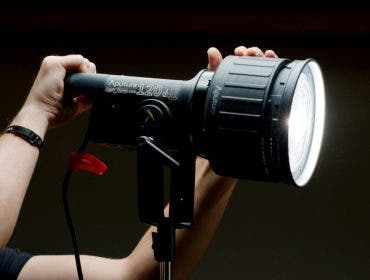 a person holding a camera