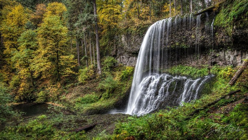Middle North Falls Waterfall