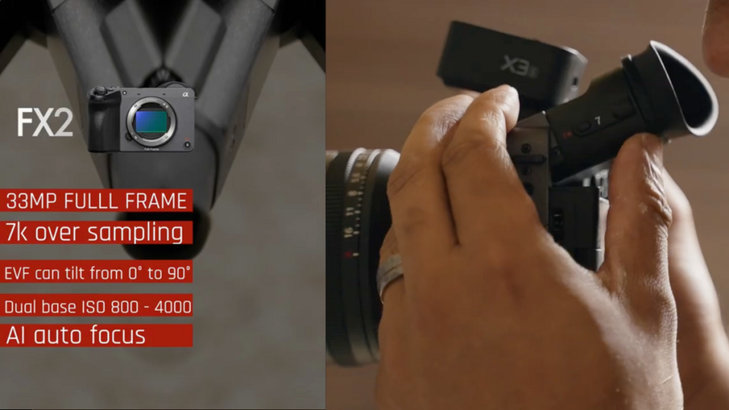 Cinematographer Samuel Bouret discusses the differences between the Sony FX3, Sony FX30, and Sony FX30 in this article and accompanying video. This image shows the FX2 and key specifications