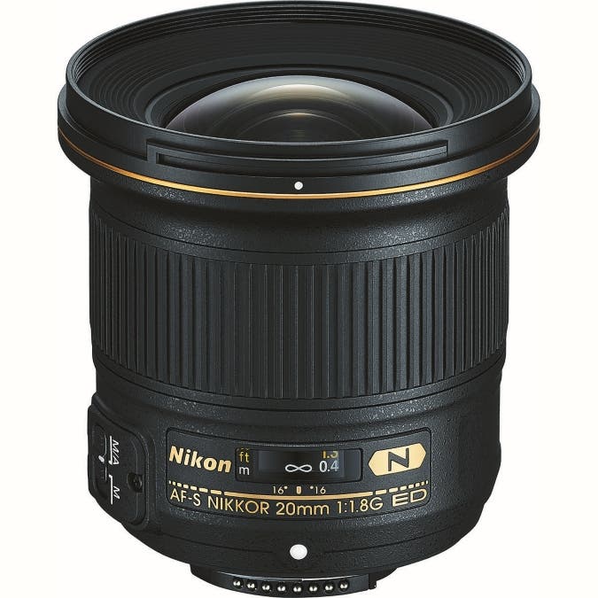 Nikon 20mm f/1.8G ED AF-S NIKKOR Lens NK2018U