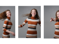 Marisa Roper caught in all her silliness in this series of images captured on the Sony A7 V using AI autofocus