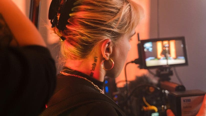 female director on set
